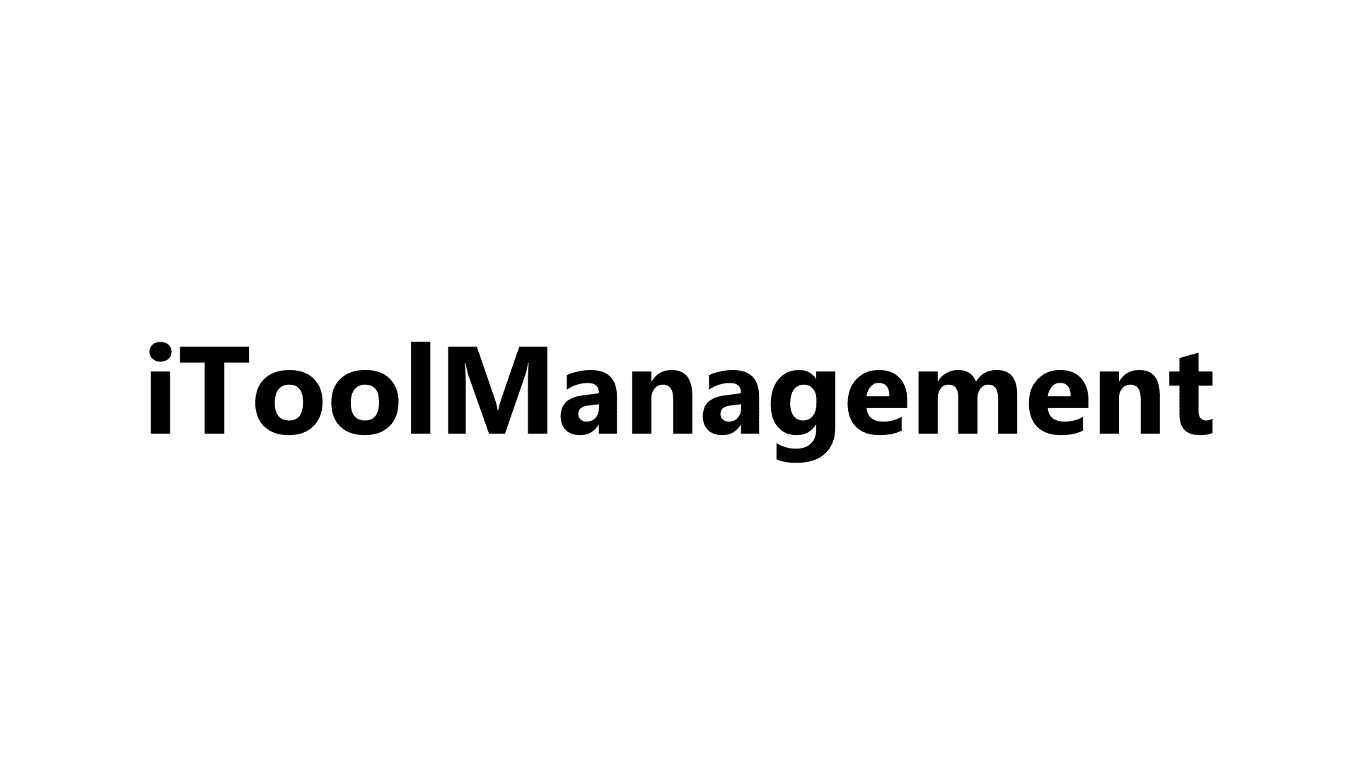 iTool management